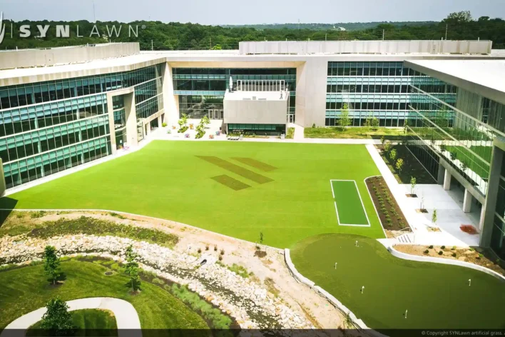 image of SYNLawn artificial grass for Commercial Office Buildings
