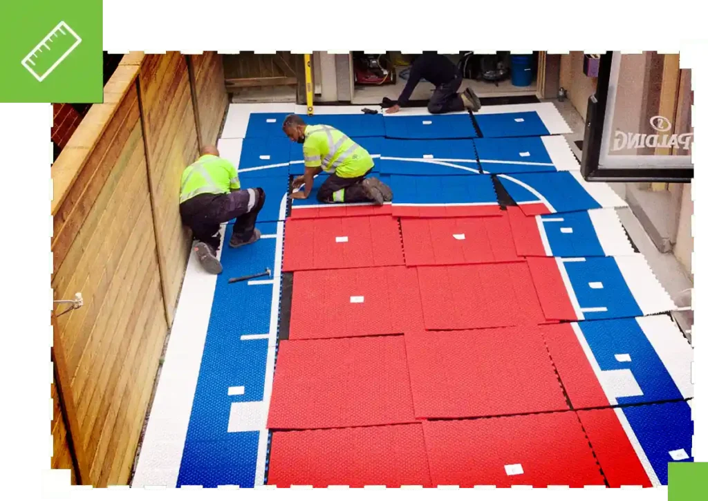 image of Court Tile Contruction by SYNLawn Certified Installers